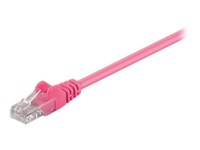 goobay CAT 5e Ikke afskærmet parsnoet (UTP) 20m Netværkskabel Magenta