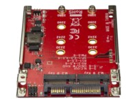 StarTech.com M.2 to SATA Adapter - Dual Slot - for 2.5in Drive Bay - RAID - M.2 SSD - M.2 Adapter - M.2 SSD Adapter (S322M225R) Styreenhed til lagring (RAID)