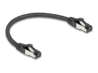 DeLOCK CAT 8.1 S/FTP, PiMF 25cm Patchkabel Sort