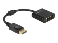 Delock Videoadapterkabel 15cm Sort