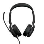Jabra Evolve2 50 MS Stereo Kablet Høretelefoner Sort