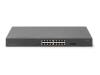 DIGITUS 16-porte Gigabit Ethernet PoE+