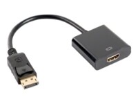 Lanberg Videoadapter 20cm Sort