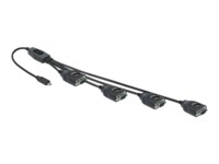 Delock USB / serielkabel 72cm Sort