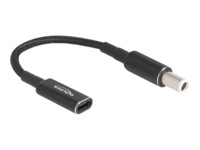 Delock Strømforsyningsadapter 15cm Sort