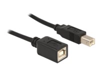 Delock USB forlængerkabel 2m Sort