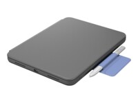 Logitech Rugged Folio Tastatur og folio-kasse Kabling Schweizisk Apple 10.2-inch iPad Wi-Fi ¦ Apple 10.9-inch iPad Wi-Fi