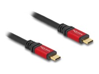 Delock USB Type-C kabel 50cm Sort Rød
