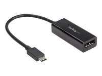 StarTech.com USB C to DisplayPort Adapter, 8K/5K/4K USB Type C to DP 1.4 Alt Mode Video Converter, HBR3/DSC/HDR, 8K 60Hz, Thunderbolt 3 Compatible DisplayPort 1.4 Monitor Display Adapter - 8K USB-C to DP Adapter (CDP2DP14B) DisplayPort adapter Sort