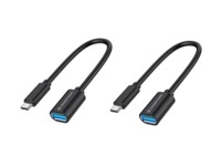 Conceptronic ABBY11B USB-C to USB-A 0,2m Sort