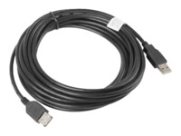 Lanberg USB forlængerkabel 5m Sort