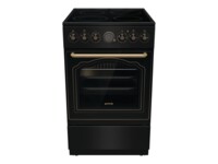 Gorenje Classico Sort Elektrisk ovn 70liter Komfur Keramisk kogeplade