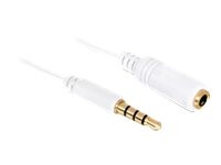 Delock Audiokabel 3m Hvid