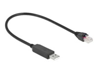 DeLOCK 25cm Seriel adapter Sort