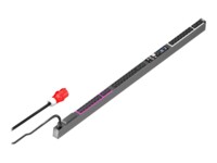 Rittal Metered PDU Strømfordelingsenhed 30-stik 16A Sort Grå Pink Hvid 3m