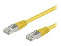 wentronic CAT 5e Kabel med folie og kobberfletning (FTP) 7m Netværkskabel Gul