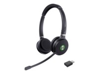 Yealink WH62 Dual Portable Trådløs Høretelefoner Sort Sølv