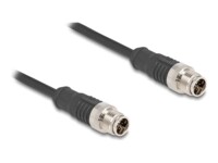 DeLOCK CAT 5e S/FTP 1m Netværkskabel Sort