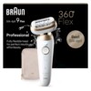 Braun Epilator  9-011 3D Silk-epil 9 Flex  Operating time (max) 50 min  Number of power levels 2  Wet & Dry  White/Gold