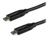 StarTech.com USB C To USB C Cable - 10 ft / 3m - USB-IF Certified - 5A PD - USB 2.0 - USB Type C Charging Cable - USB C Fast Charge Cable (USB2C5C3M) USB Type-C kabel 3m Sort
