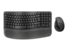 Logitech Wave Keys and Lift Combo Sæt med mus og tastatur Pressestempel Trådløs Nordisk (dansk/finsk/norsk/svensk)