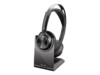 HP Poly Voyager Focus 2 Trådløs Høretelefoner Sort