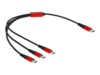 Delock USB Type-C kabel 30cm Sort