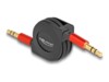 Delock Audiokabel 90cm Sort Rød