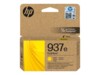 HP 937e EvoMore Gul 1650 sider Blæk