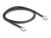 DeLOCK Telefonkabel 1m Sort