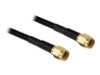 DeLOCK 2m Antennekabel Sort