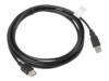 Lanberg USB forlængerkabel 3m Sort