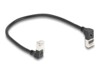 DeLOCK CAT 6a S/FTP 25cm Patchkabel Sort