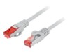 Lanberg CAT 6 Foldet uskærmet snoet par (F/UTP) 1.5m Patchkabel Grå