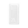 DUDAO Powerbank 20000 mAh Power Delivery 20 W Quick Charge 3.0 2x USB / USB Type C white (K12PQ + white) 20000mAh 20Watt 1xUSB-C 2xUSB-A Hvid