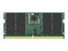 Kingston ValueRAM DDR5 SDRAM 32GB 3200MHz CL52 Clocked unbuffered On-die ECC SO DIMM 262-PIN