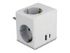 DeLOCK Socket splitter 3-stik 16A Hvid