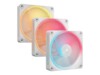 CORSAIR iCUE Link LX120-R RGB Starter Kit Fan 3-pack Hvid 120 mm