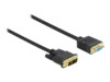 Delock Videoadapterkabel 1m Sort
