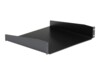 StarTech.com 2U Server Rack Mount Shelf - 15.7in Deep Steel Universal Cantilever Tray for 19' Network & AV Equipment Rack/ Cabinet - 44lbs (CABSHELF) Rackhylde