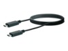 Schwaiger Power4You Professional USB 2.0 / USB 3.0 / USB 3.1 USB Type-C kabel 1m Sort