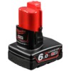 Milwaukee M12 B6 Batteri Litiumion 6Ah