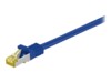 goobay CAT 7 SFTP, PiMF 2m Patchkabel Blå