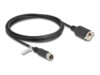 DeLOCK CAT 5e Kabel med folie og kobberfletning (FTP) 2m Netværkskabel Sort