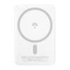 DUDAO wireless Powerbank MagSafe 10W 5W Magsafe 5000mAh+ metal adapter ring for 5000mAh 10Watt 1xUSB-C Hvid