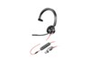 HP Poly Blackwire 3315 Kablet Høretelefoner Sort