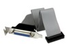 StarTech.com Low Profile 16in Parallel Port Header Cable Adapter w/ Bracket - DB25 to IDC26 Parallel Port Bracket DB-25 (F) to IDC 26 (F) (PLATE25F16LP) Parallel panel 40.64cm Grå
