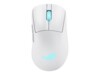 ASUS ROG Keris II Origin Optisk Trådløs Kablet Hvid