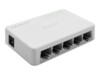Qoltec 5-porte Gigabit Ethernet