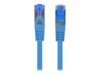 Lanberg CAT 6a S/FTP 25cm Patchkabel Blå RAL 5012